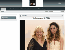 Tablet Screenshot of foik.dk